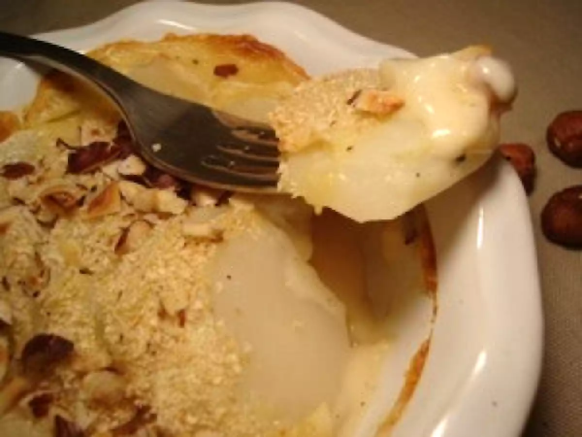 P'tit gratin de topinambours aux noisettes concassées - photo 2