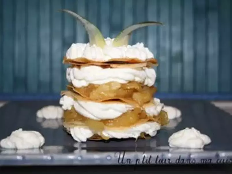 P'tit millefeuille ananas/chantilly - photo 3
