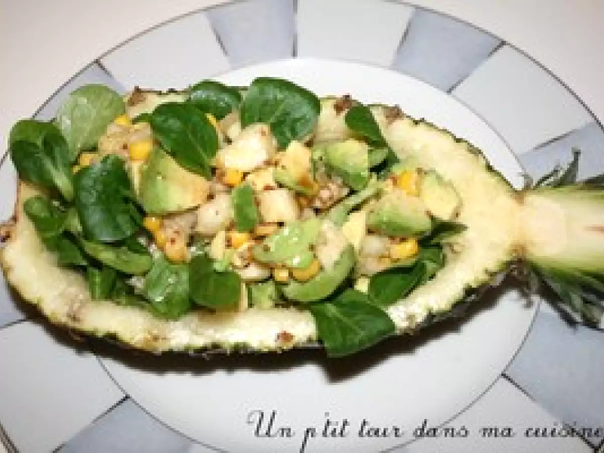 P'tite salade ananas pain de sucre à la Coco Chantrelle - photo 2