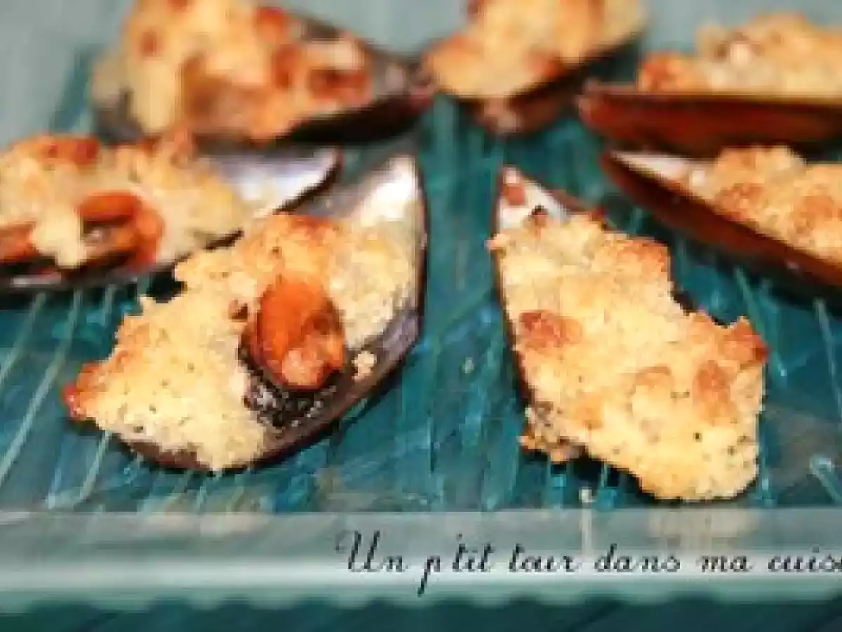 P'tites moules farcies amandes et beurre d'échalotes - photo 3