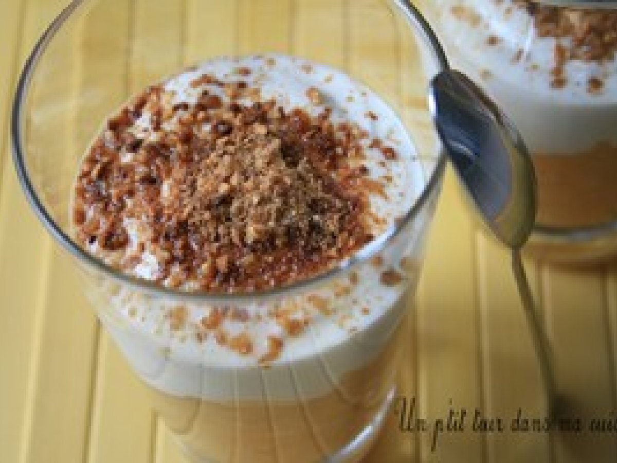 Recette de verrines compote de pommes et fromage blanc
