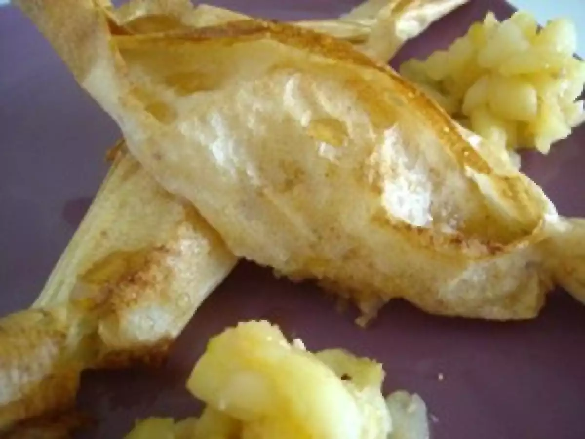 P'tits bonbons feuilles de brick et pommes pour mon 100ème billet - photo 2