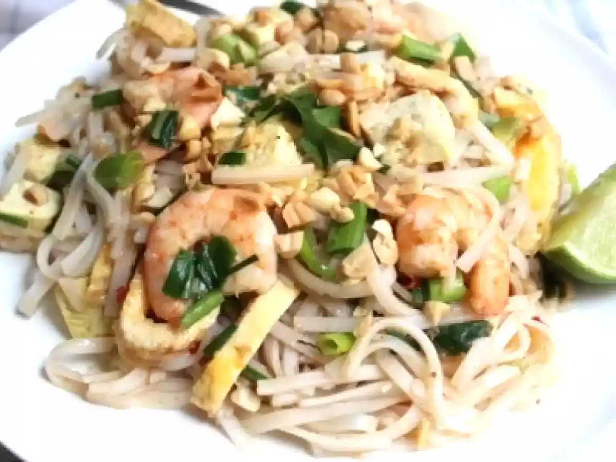 Pad thai aux crevettes