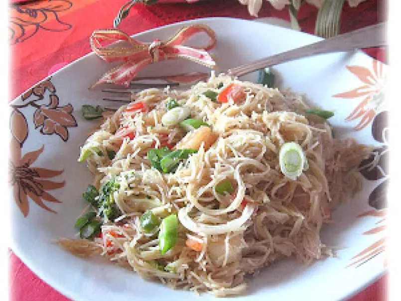 Pad thaï aux légumes et aux crevettes, la suite de notre St-Valentin, photo 1
