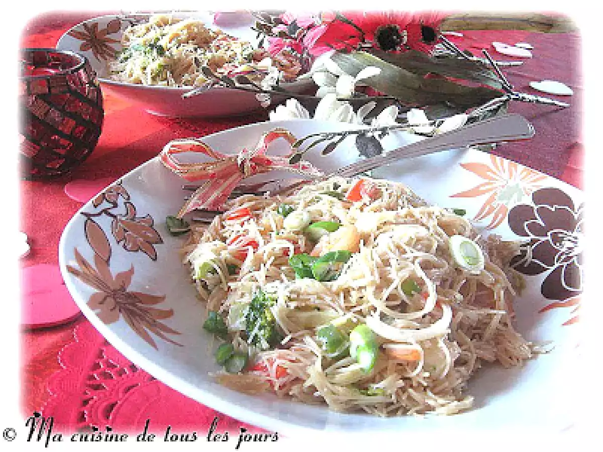 Pad thaï aux légumes et aux crevettes, la suite de notre St-Valentin - photo 2