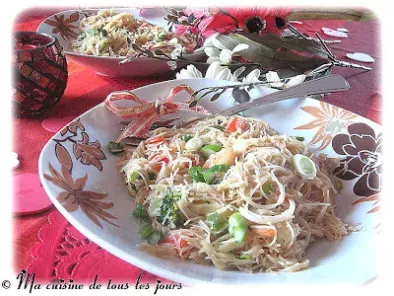 Pad thaï aux légumes et aux crevettes, la suite de notre St-Valentin, photo 2
