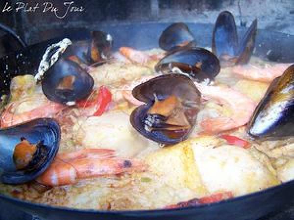 Paella Au Feu De Bois Recette Ptitchef