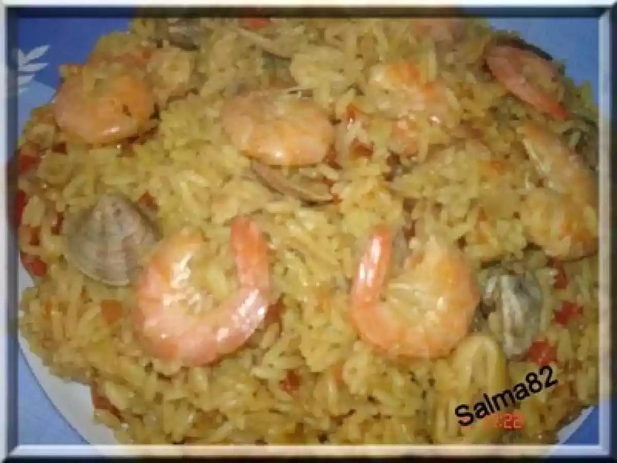 Paella de fruit de mer ( paella de marisco) - photo 2