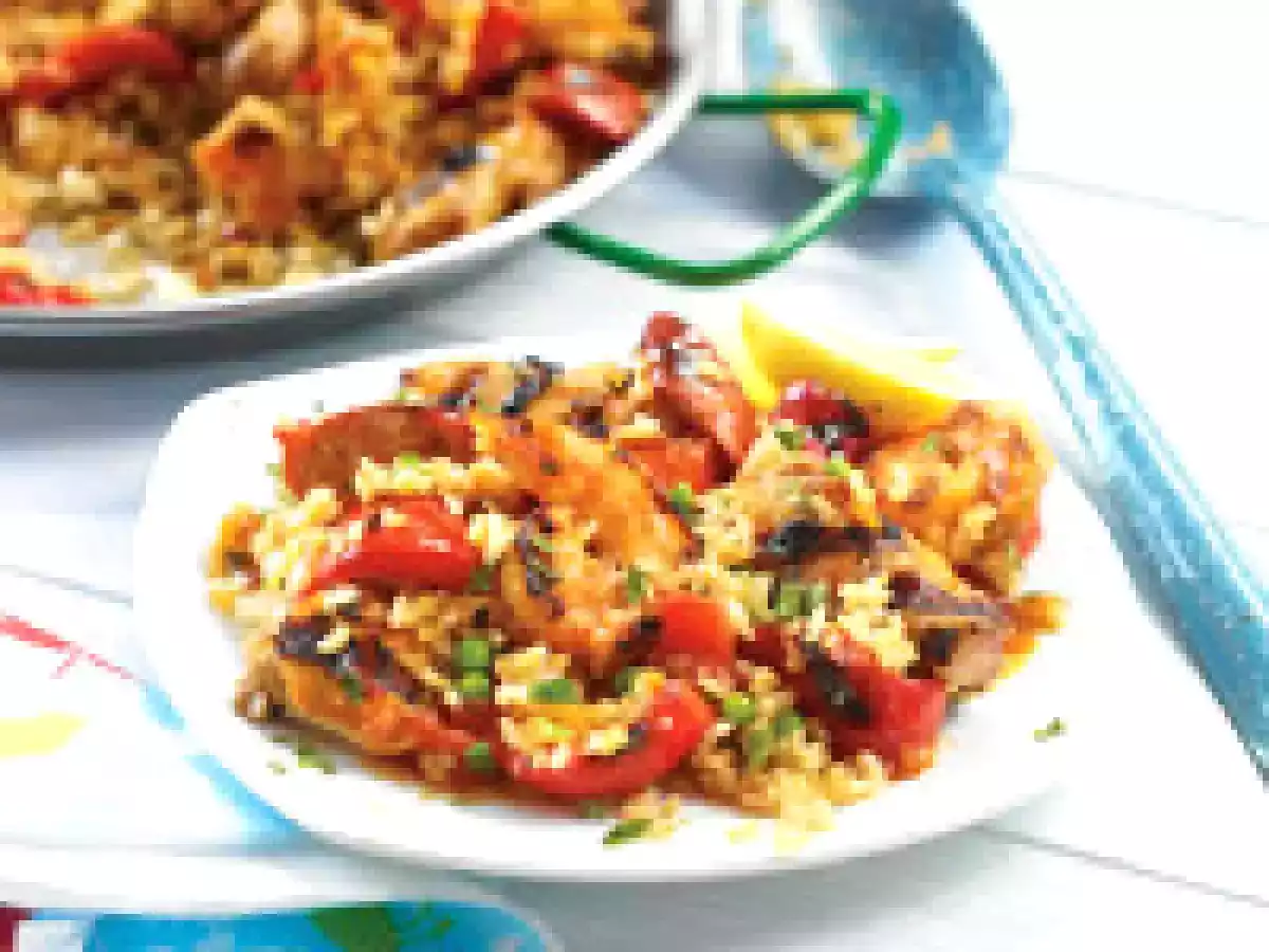 Paëlla sur le grill