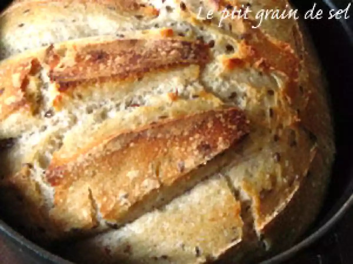 Pain 1, 2, 3 au lait d'amande et graines de lin