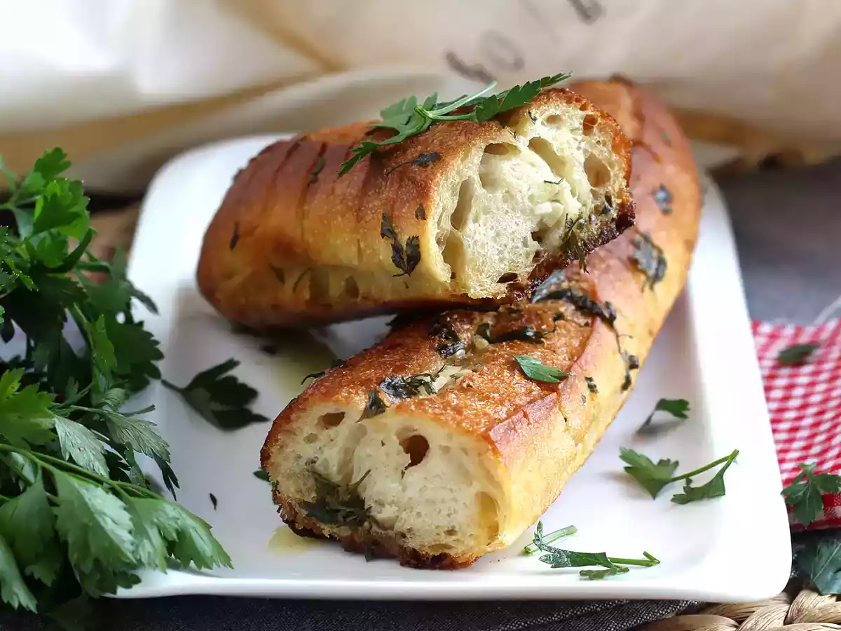 Pain à l'ail et au persil - photo 5