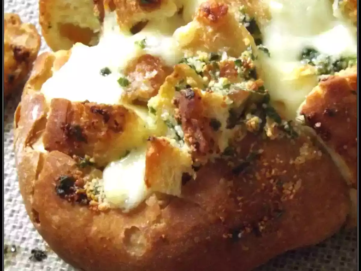 Pain à l’ail & mozza