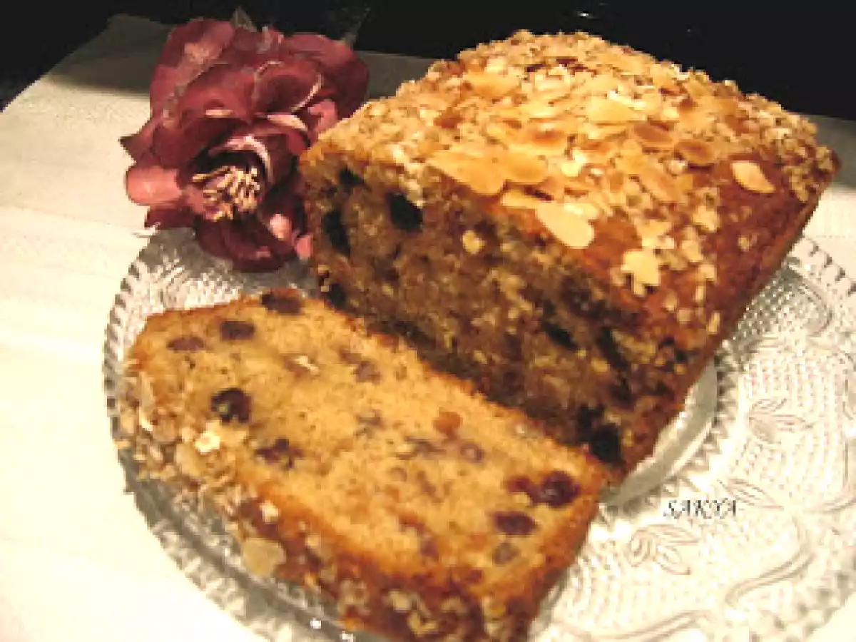 Pain à l?avoine et aux canneberges