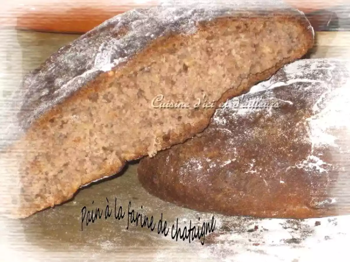 Pain à la farine de chataigne et aux céréales