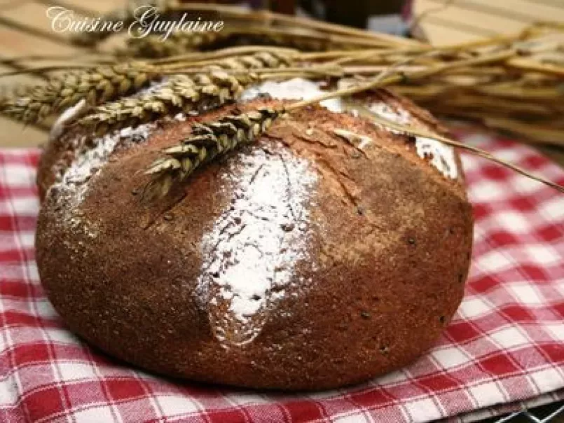^^Pain à la farine de quinoa et au sésame noir/La Roche du Diable (Vosges)^^ - photo 2