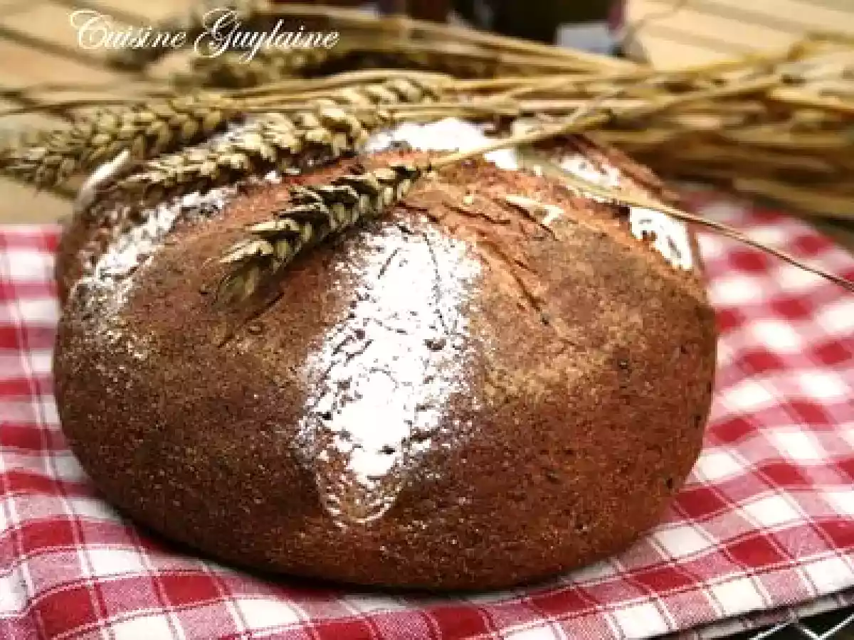 ^^Pain à la farine de quinoa et au sésame noir/La Roche du Diable (Vosges)^^ - photo 2