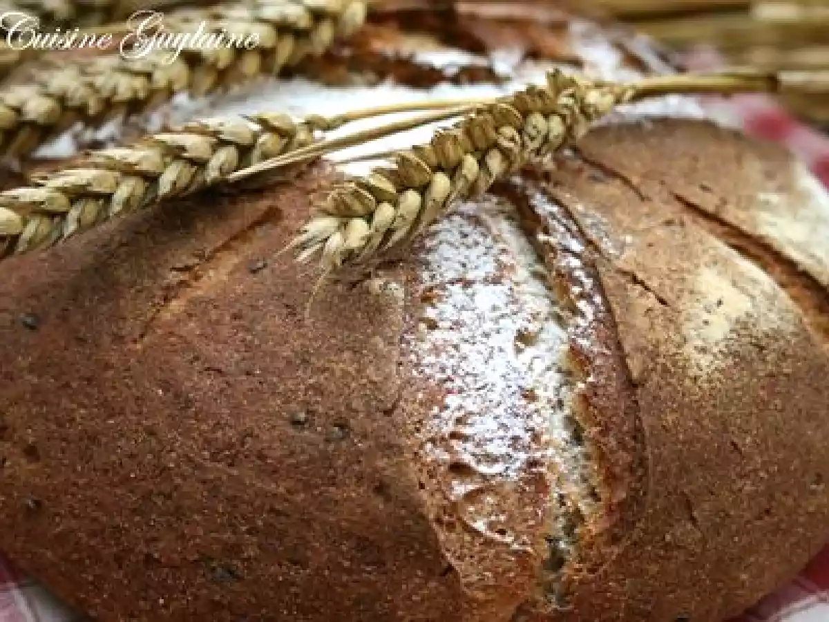 ^^Pain à la farine de quinoa et au sésame noir/La Roche du Diable (Vosges)^^ - photo 3