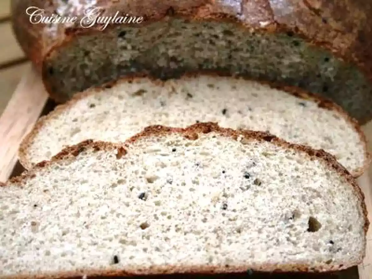 ^^Pain à la farine de quinoa et au sésame noir/La Roche du Diable (Vosges)^^ - photo 6