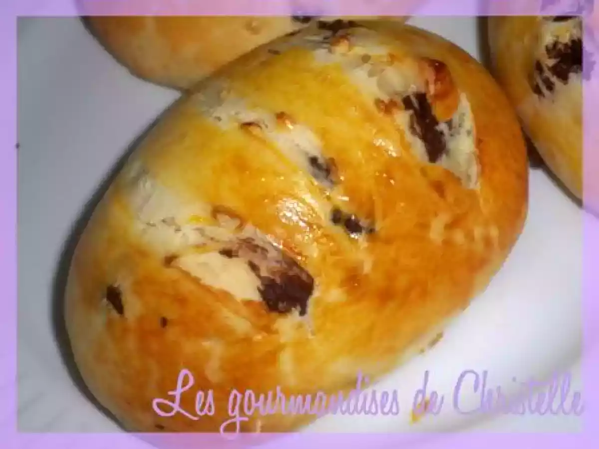 Pain au lait au pépites de chocolat