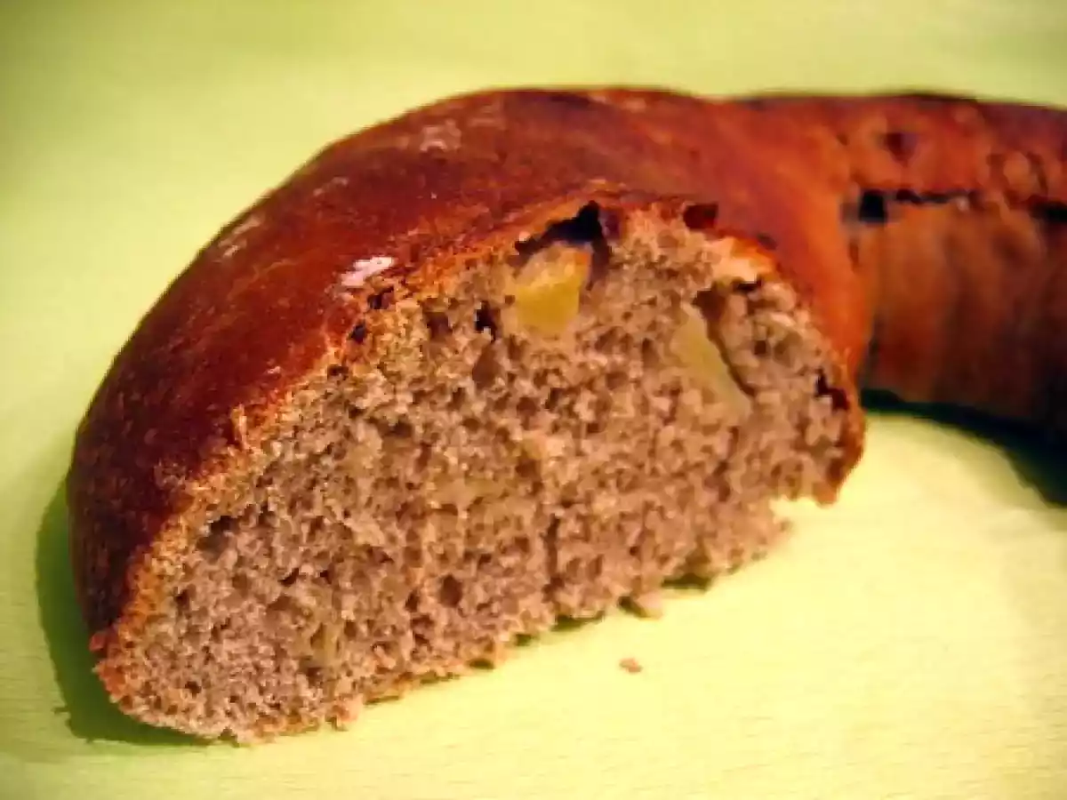Pain au levain naturel aux pommes et à l'hibiscus - photo 2