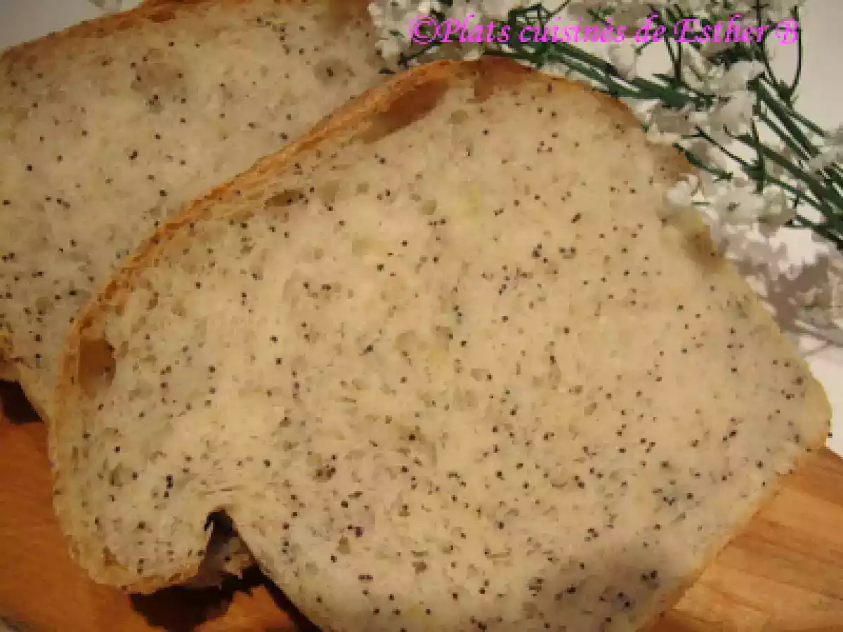 Pain aux graines de pavot et au citron (MAP)