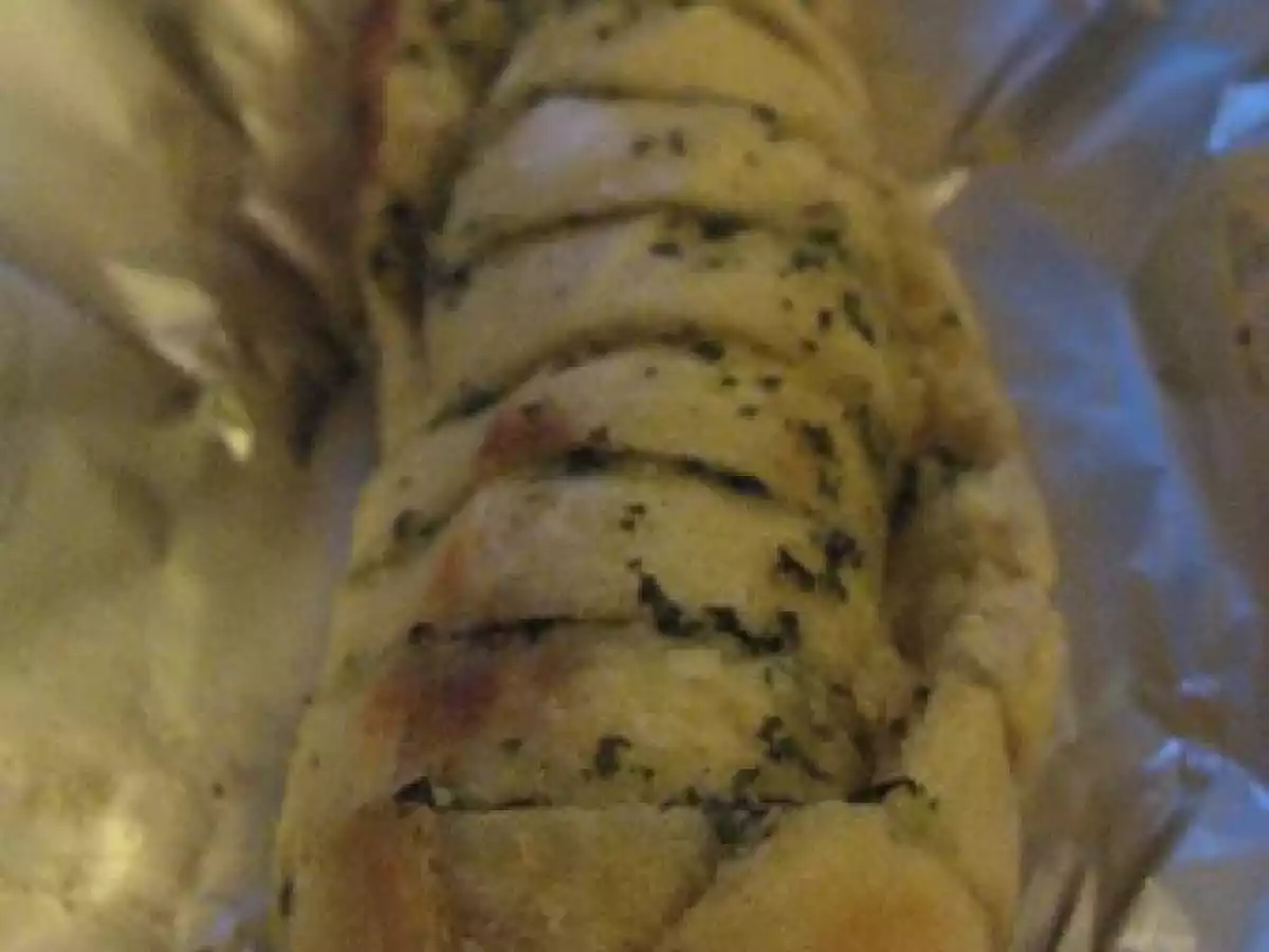 Pain aux herbes et à l'ail