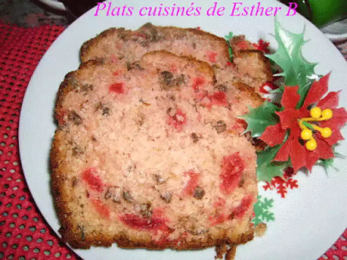 Pain aux noix et cerises