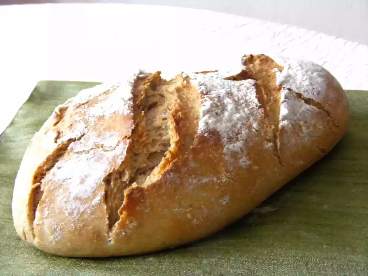 Pain bis au seigle et au levain déshydraté (fermentescible)