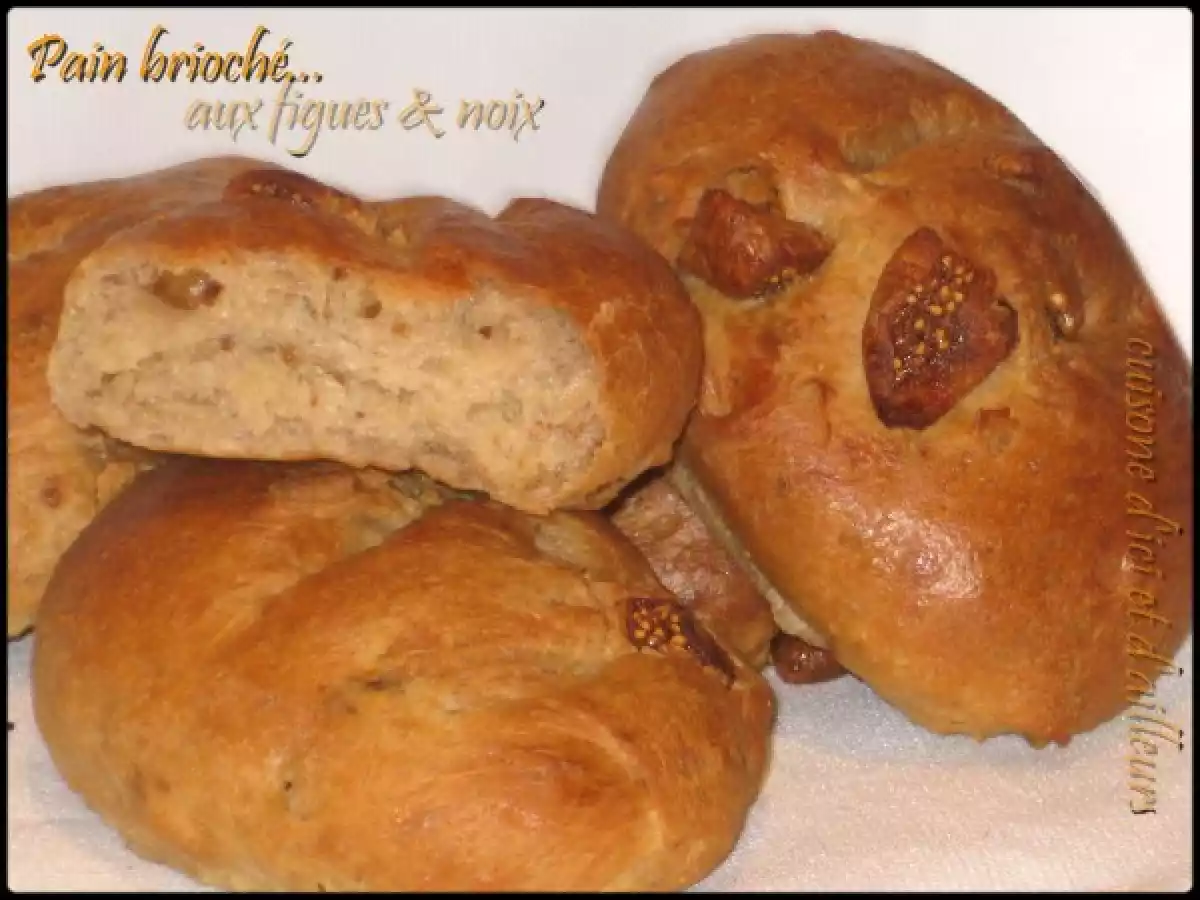 Pain Brioché aux figues & noix - photo 2