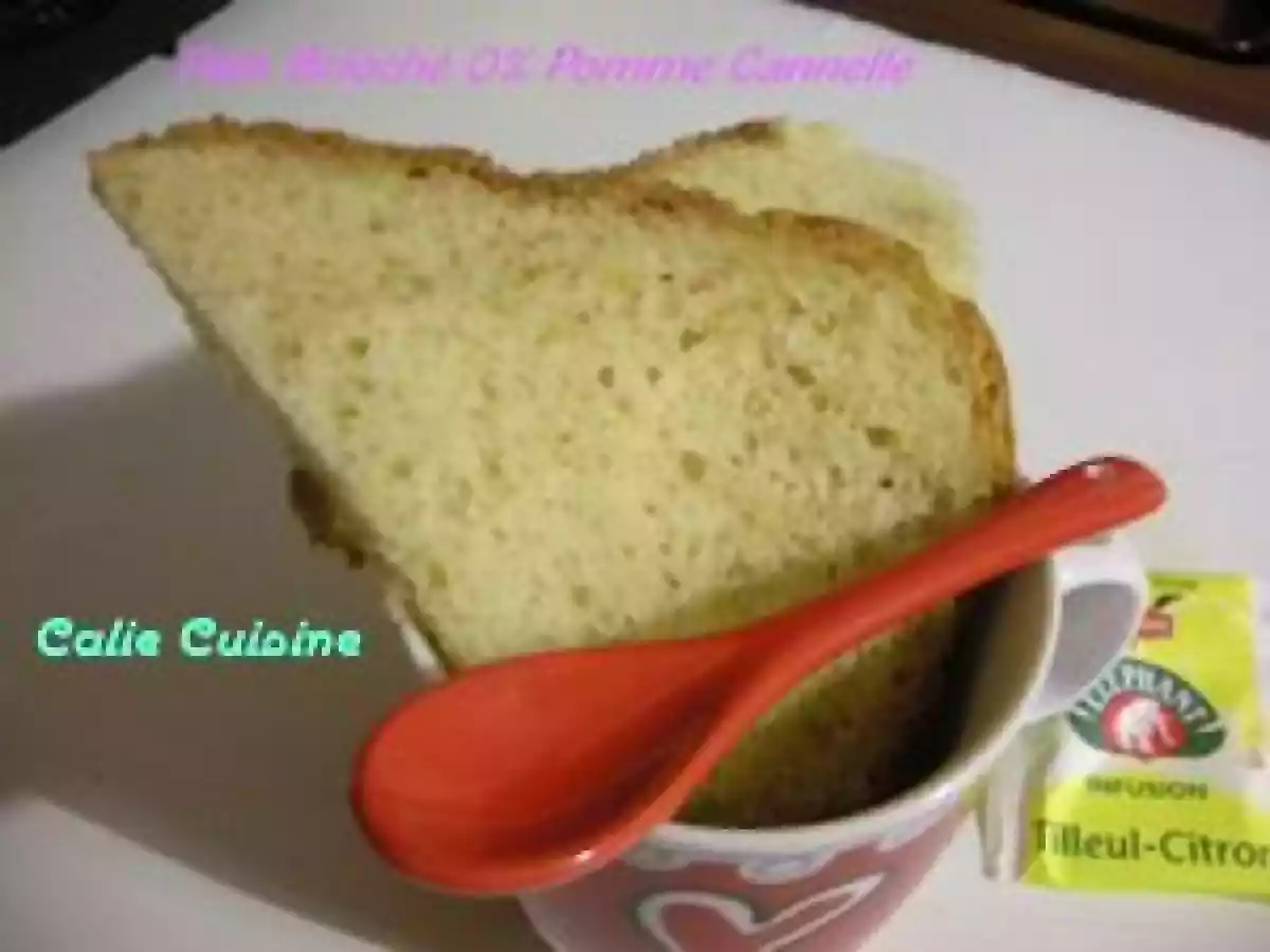 *** Pain Brioché pomme cannelle 0% à la MAP ***