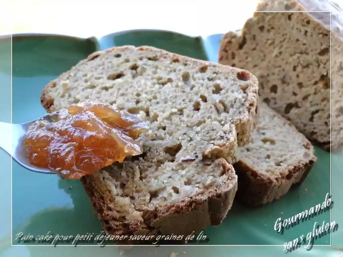 Pain cake pour petit déjeuner sans gluten