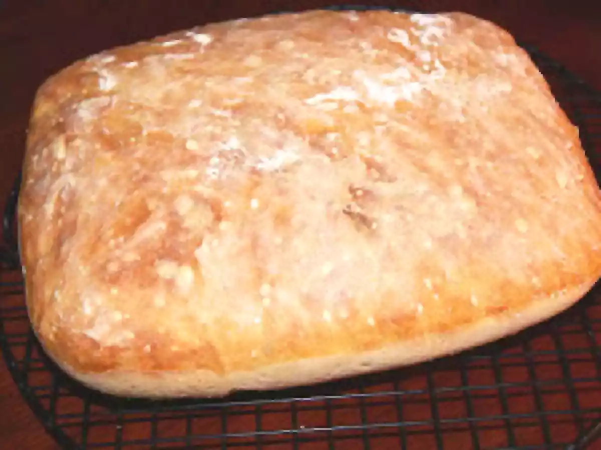 Pain Ciabatta sans pétrissage, Magique!