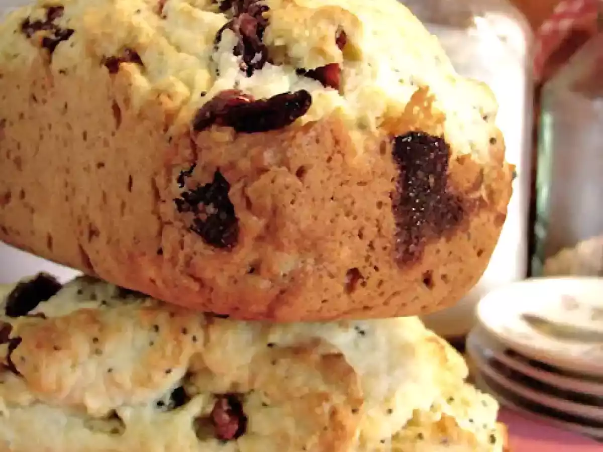 Pain citron-canneberges