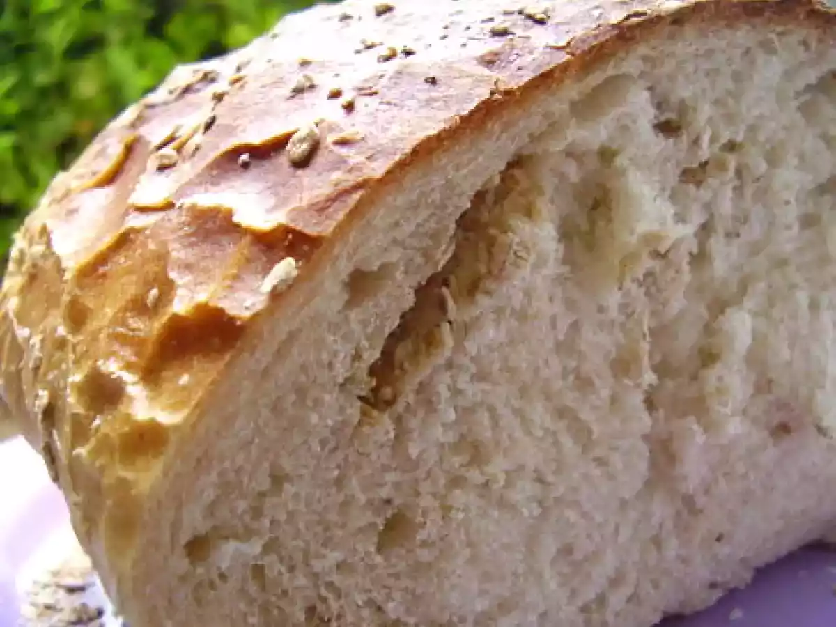 Pain cocotte aux flocons d'avoine.