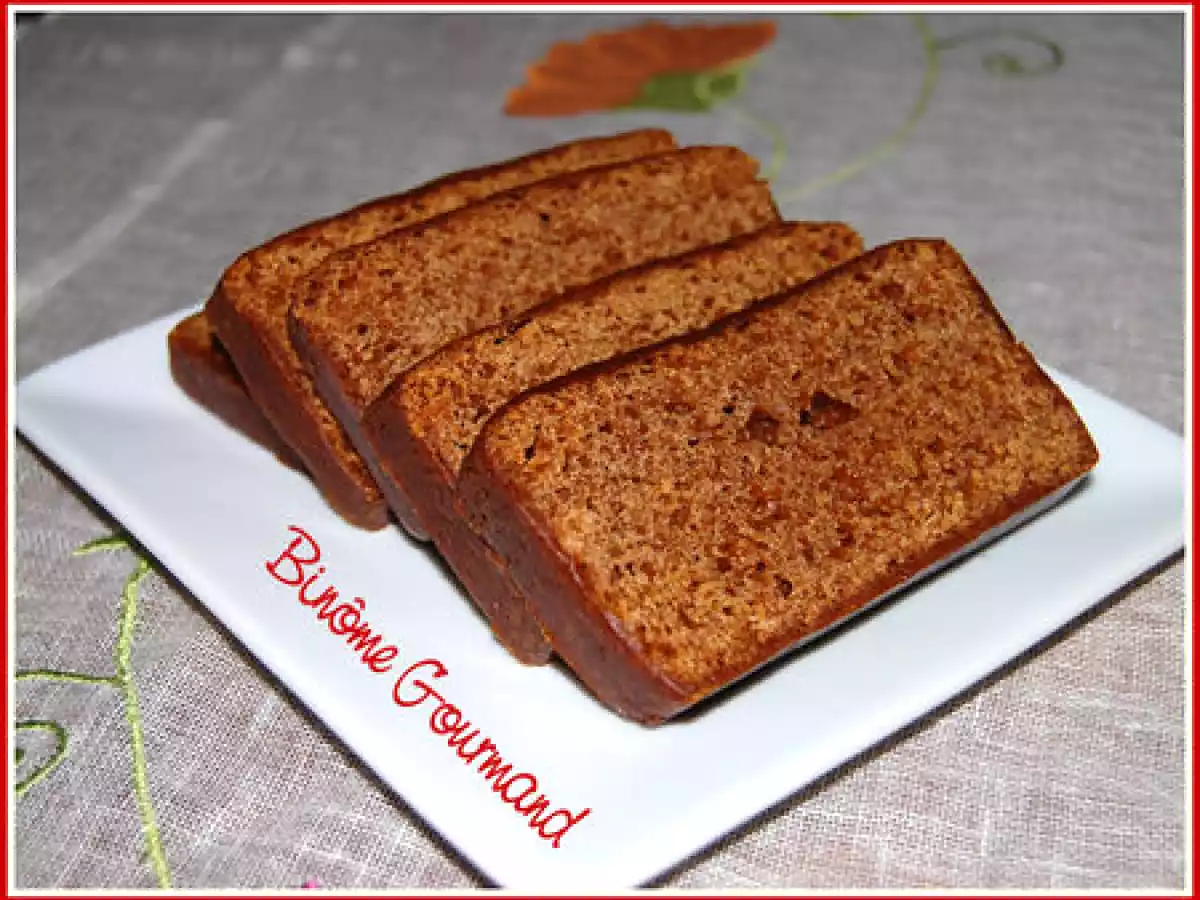 Pain d'épices de mamie Lou au miel de Marylou