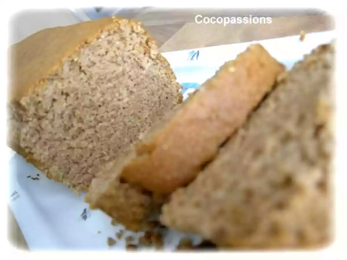 Pain d' épices moelleux à la farine de châtaignes (sans oeufs)