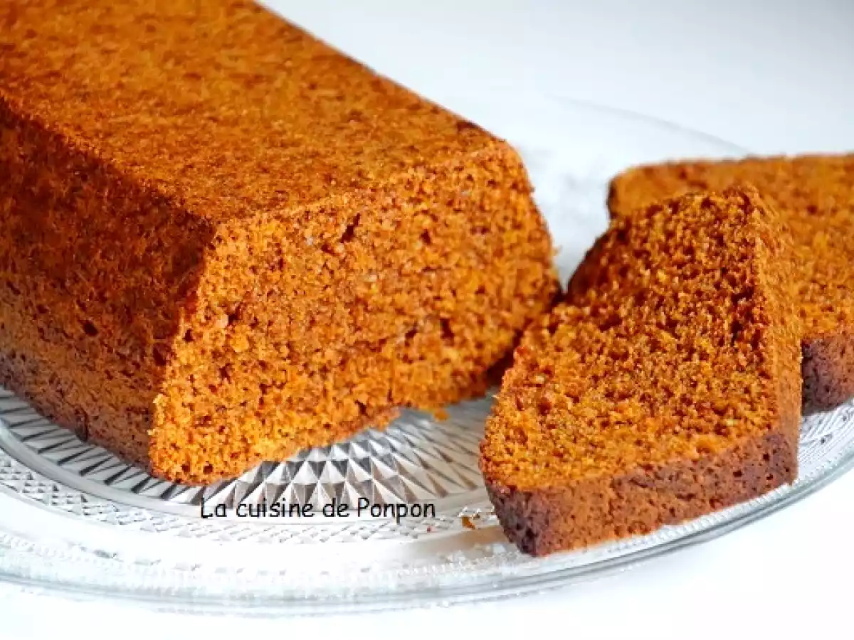 Pain d'épices moelleux sans oeufs