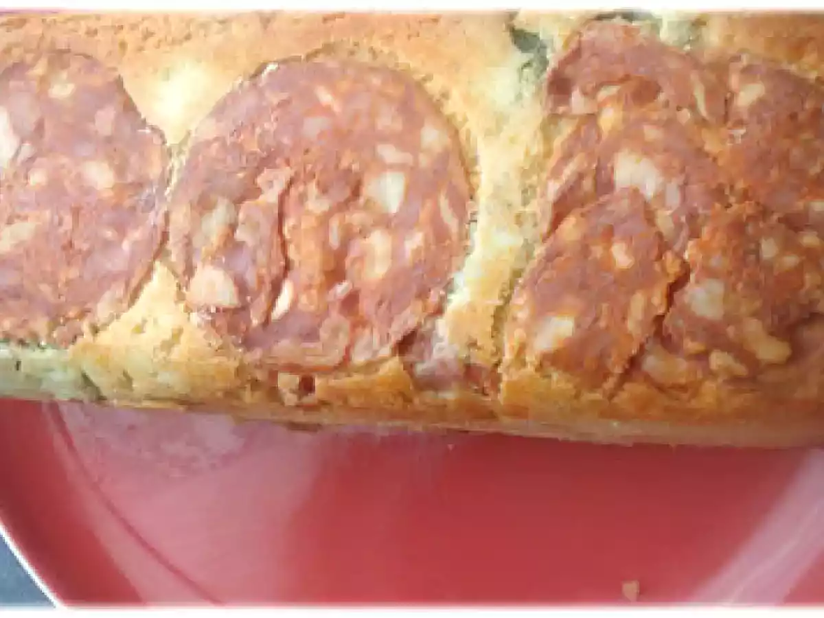 Pain de cabillaud, chorizo et poireaux