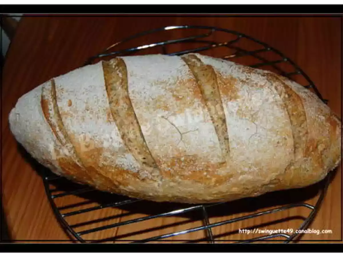 PAIN DE CAMPAGNE aux GRAINES DE LIN et de PAVOT au LEVAIN KAYSER - photo 2