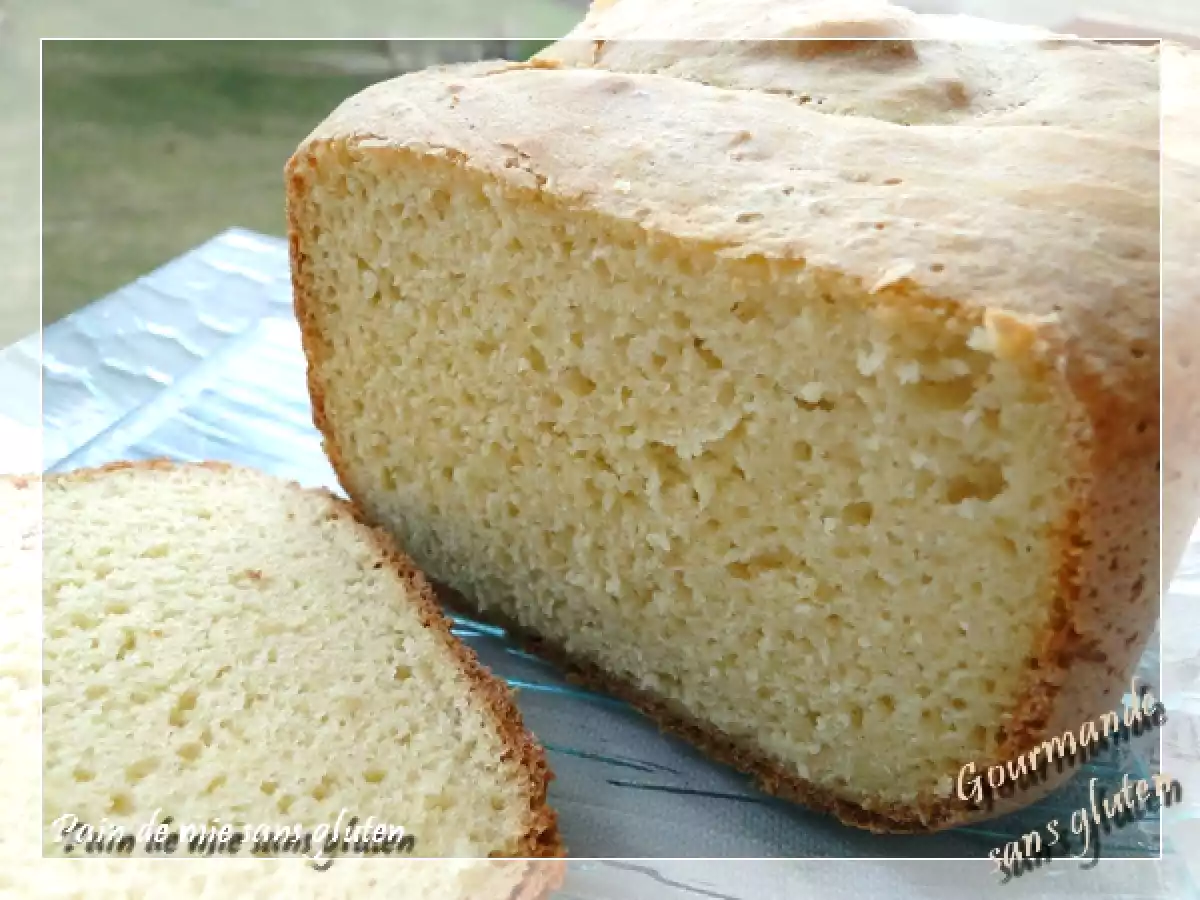 Pain de mie sans gluten à la Machine à Pain