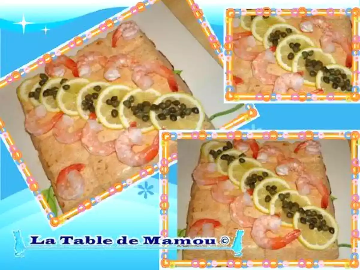 Pain de poisson cabillaud et saumon