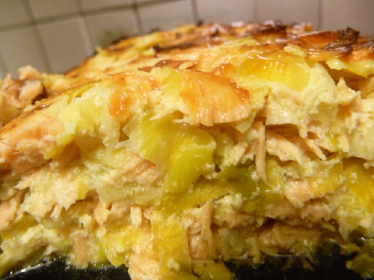 Pain de saumon et poireaux, Recette Ptitchef