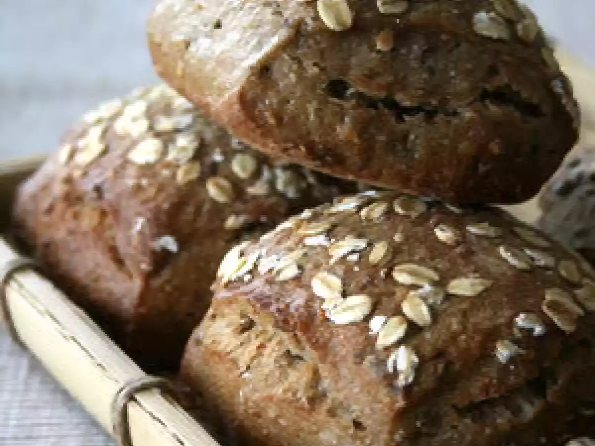 Pain de seigle aux flocons d'avoine