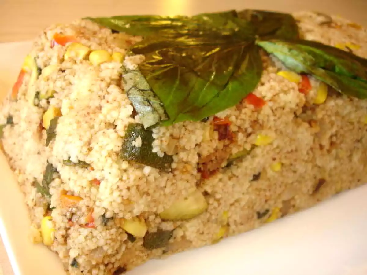 PAIN DE SEMOULE AUX LEGUMES