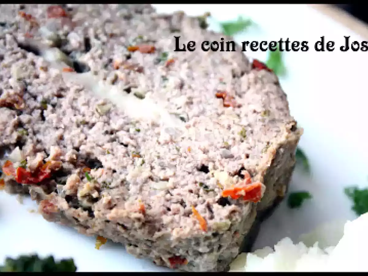 PAIN DE VIANDE À L'ITALIENNE