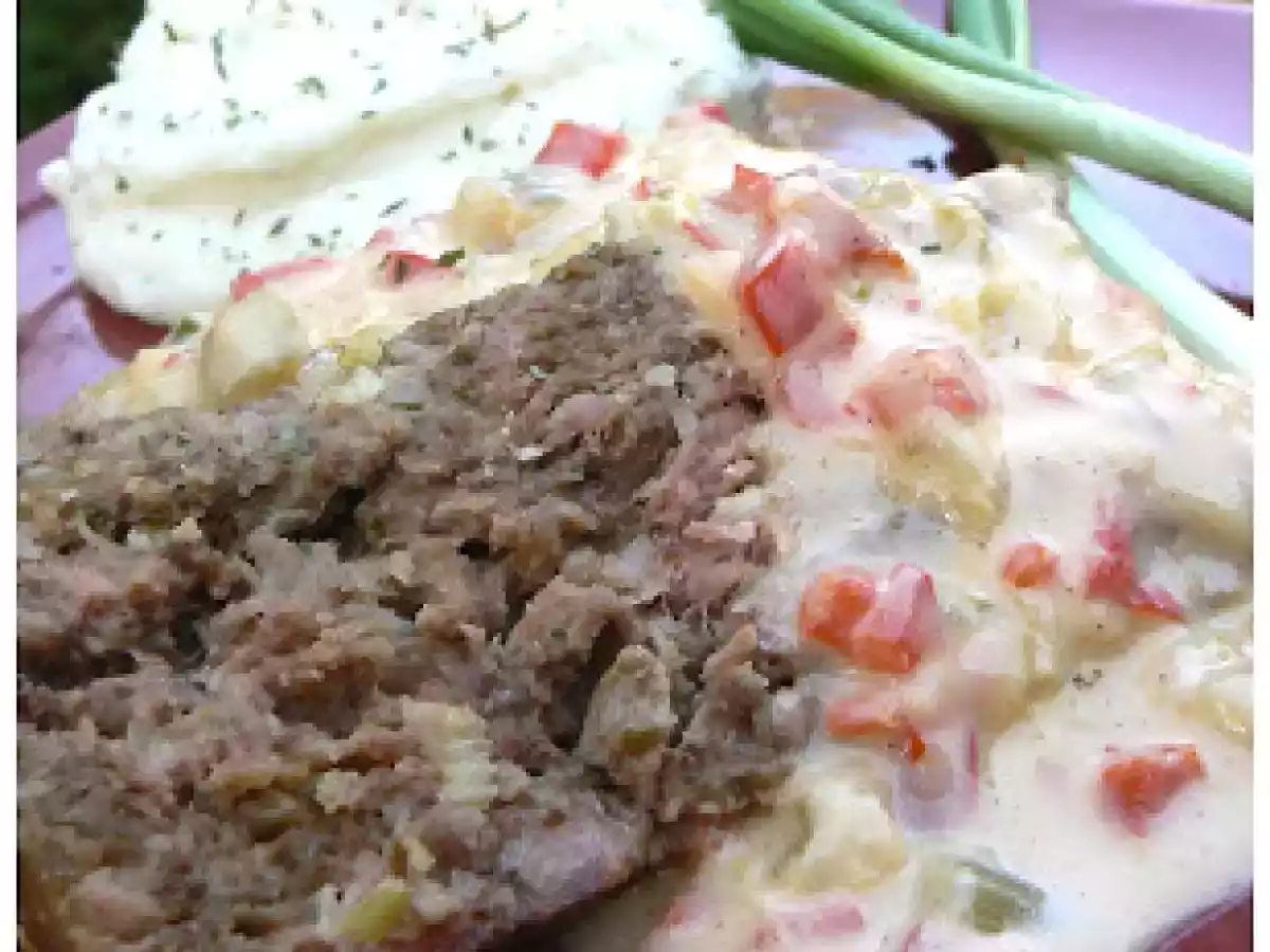 Pain de viande à la crème de céleri