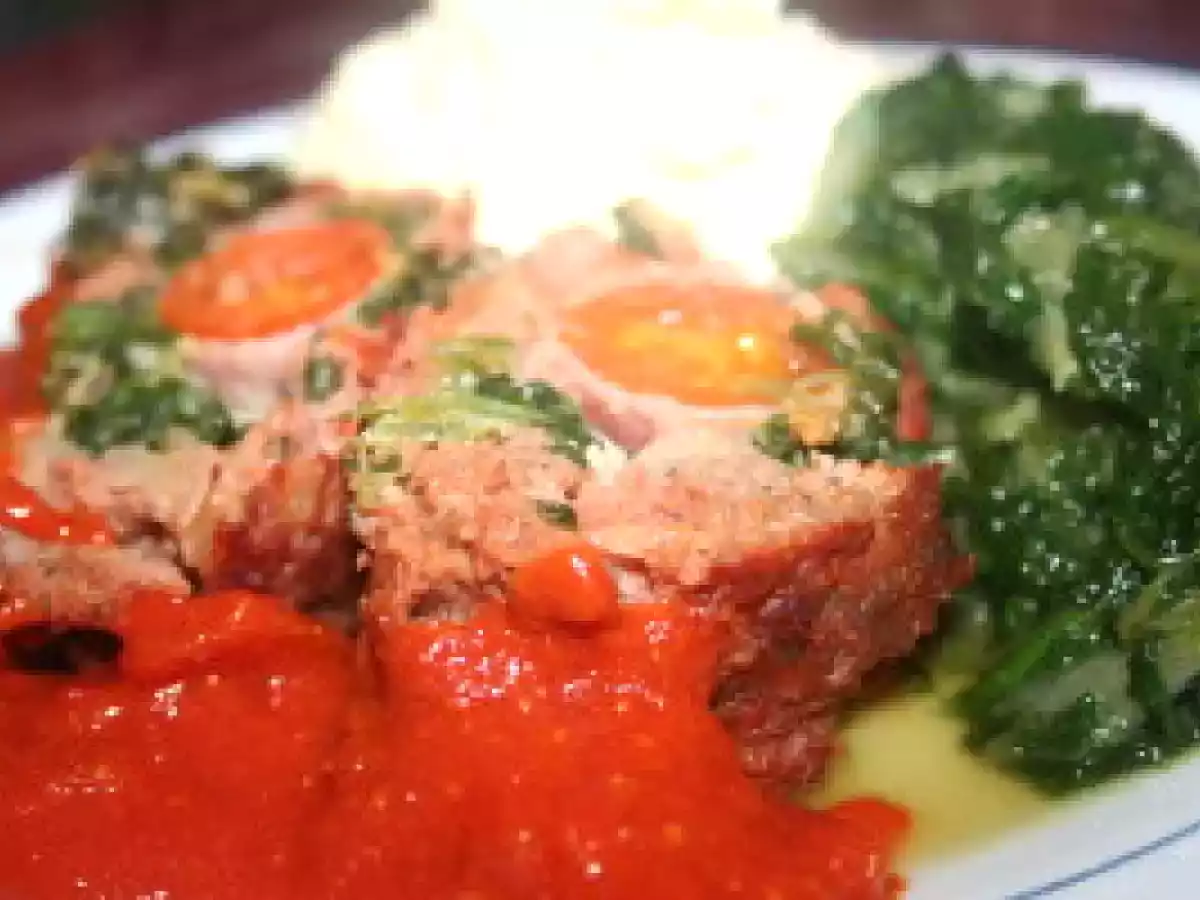 Pain de viande roulé surprise