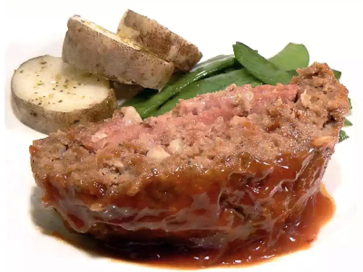 Pain de viande sauce piquante