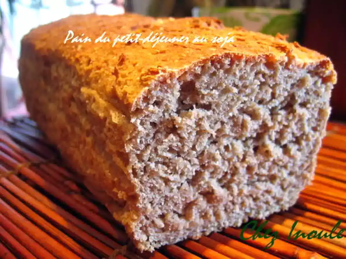 Pain du petit-déjeuner au soja et au levain naturel