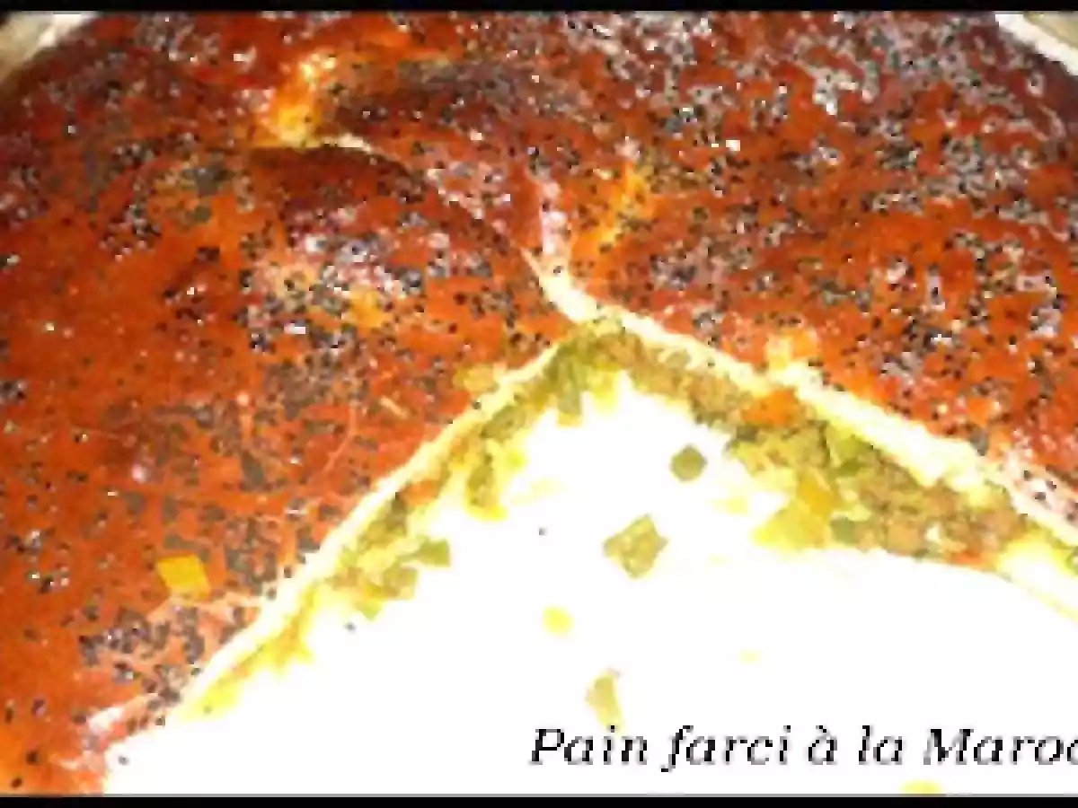 PAIN FARCI A LA MAROCAINE